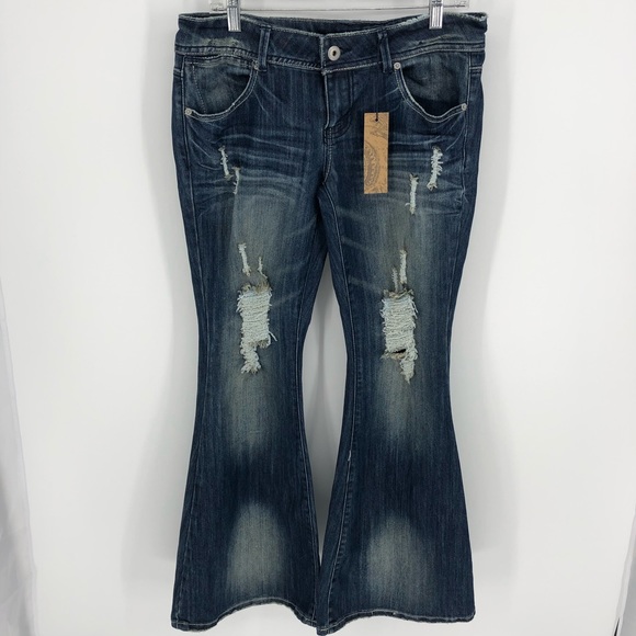 Blue Asphalt Denim - Blue Asphalt super bell destroyed jeans